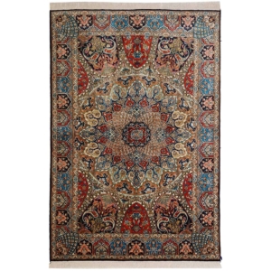 kashmir seide Teppich Nr 12