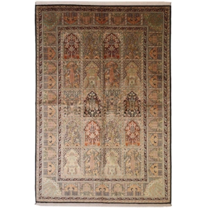 kashmir seide Teppich Nr 80