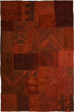 Pechwork Kelim Teppich Nr 942