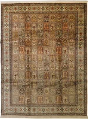 kashmir seide Teppich Nr 731
