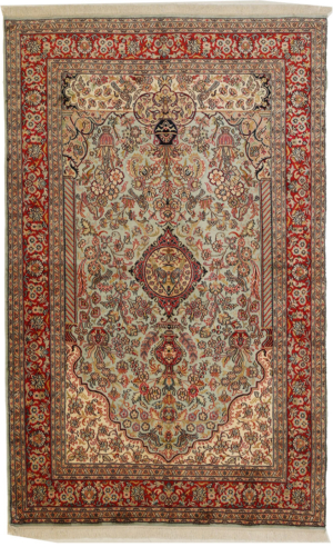 kashmir seide Teppich Nr 643