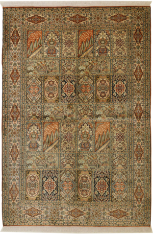 kashmir seide Teppich Nr 657