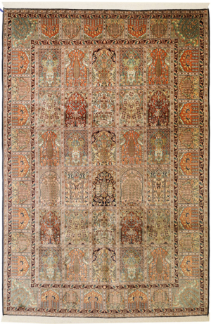kashmir seide Teppich Nr 664