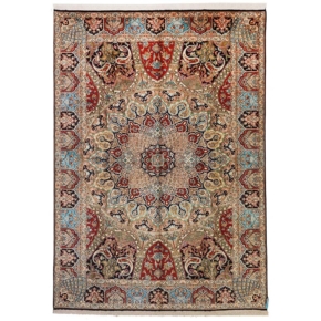 Kaschmir Seide Teppich Nr 666